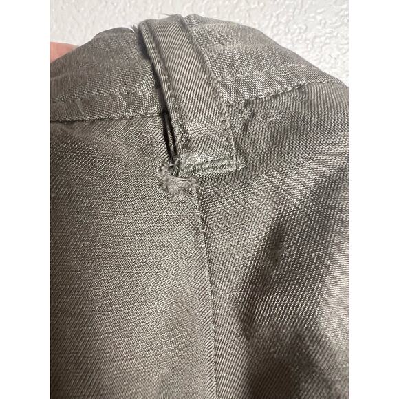 Anine Bing Carrie Pleated Wide Leg Linen High Waist Trouser Pants Size XS - Picture 15 of 15